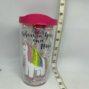 Tervis Simply Southern Clear Unicorn Tumbler "Believe in your own‎ magic" 16oz